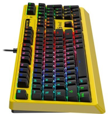 Клавиатура A4Tech Bloody B810RC желтый купить,0