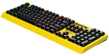 Клавиатура A4Tech Bloody B810RC желтый купить,0