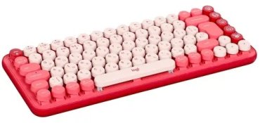 Клавиатура Logitech POP Keys 920-010718 розовый купить,0