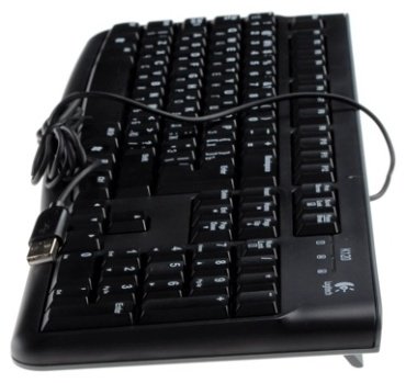 Клавиатура Logitech Desktop MK120 черный купить,0