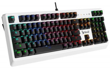 Клавиатура A4Tech Bloody B810RC белый купить,0