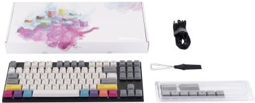 Клавиатура VARMILO VEM87 CMYK EC V2 Ivy UA серый купить,0