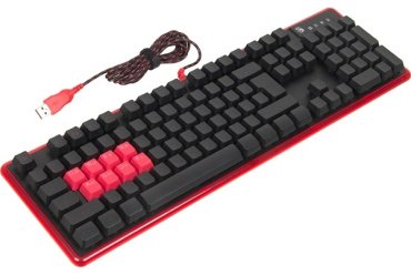 Клавиатура A4Tech Bloody B2278 USB черный-красный купить,0