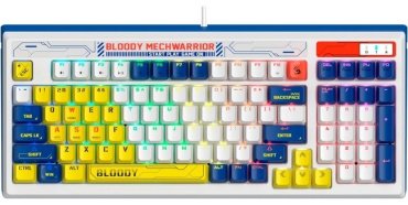 Клавиатура A4Tech Bloody B950 синий