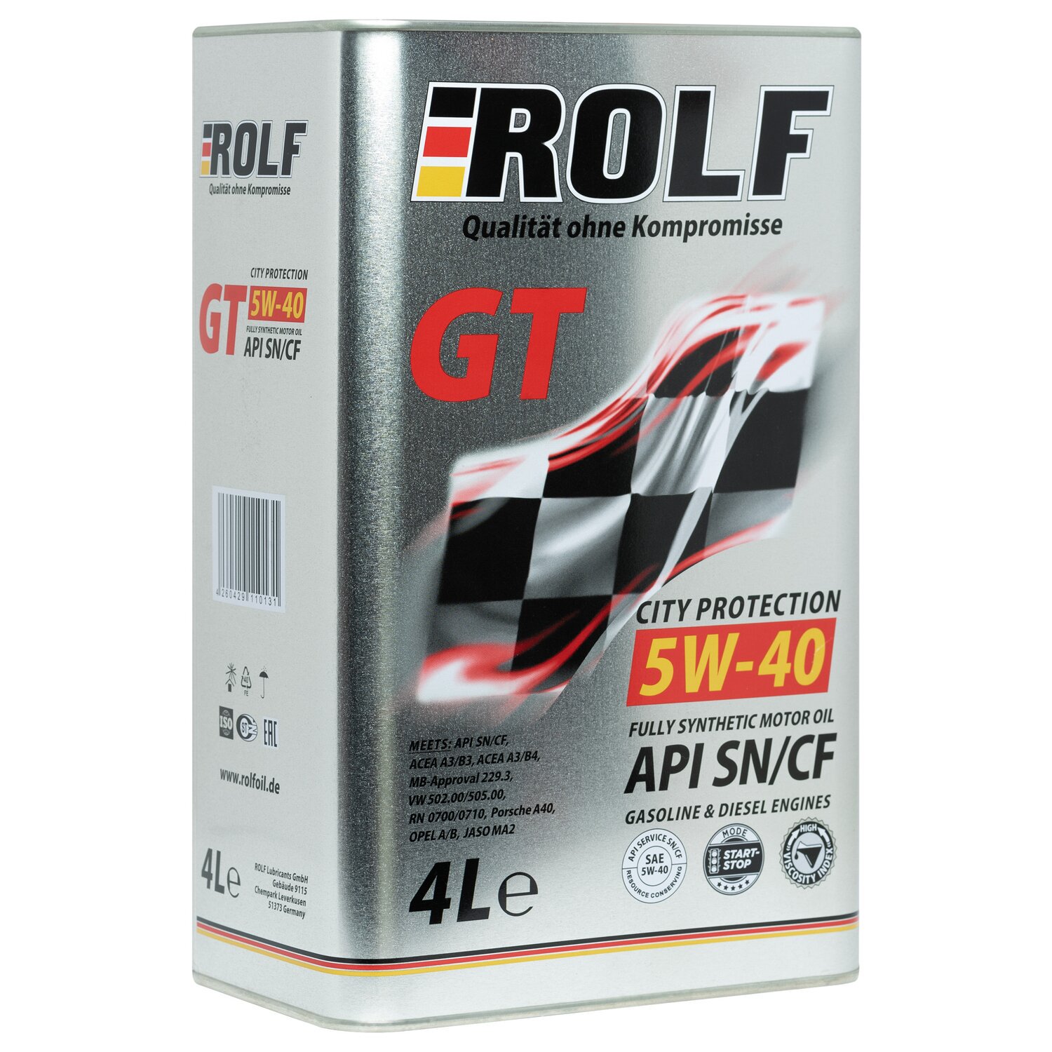 Моторное масло Rolf GT 5w40 4л