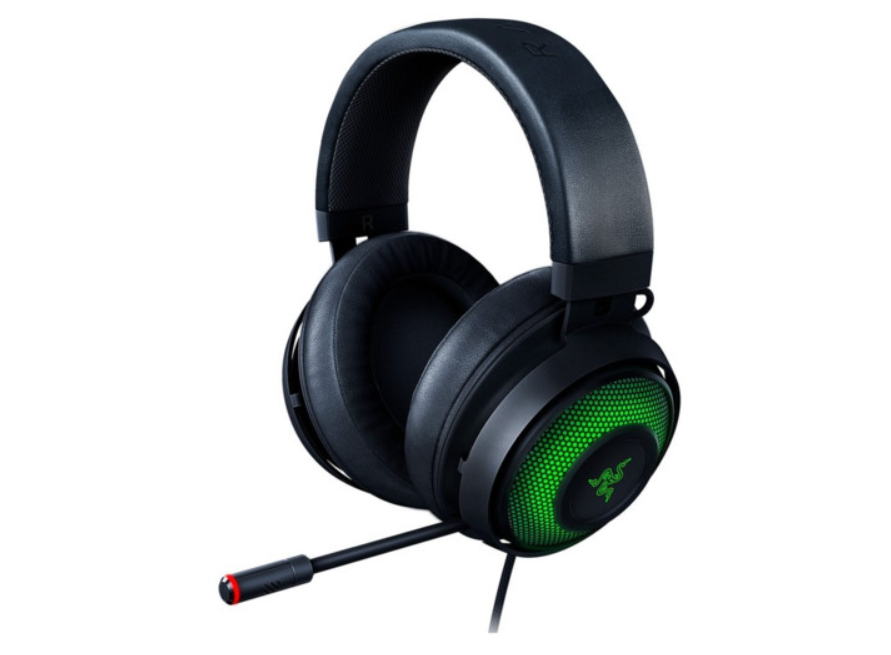 Наушники Razer Kraken Ultimate черно-зеленые купить,NaN
