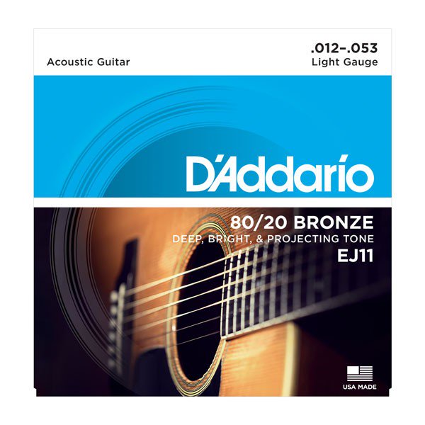 Струны для акустической гитары D'Addario EJ11 