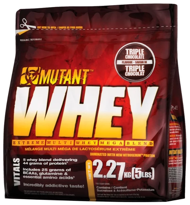 Протеин Mutant Whey шоколадный 2.27 кг