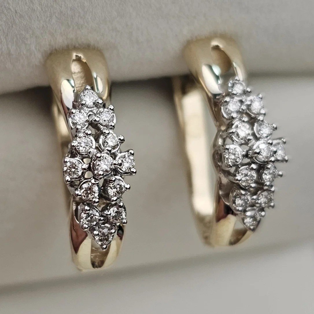 Серьги Deimantas 107996098 4,95гр 0,34ct. купить,NaN