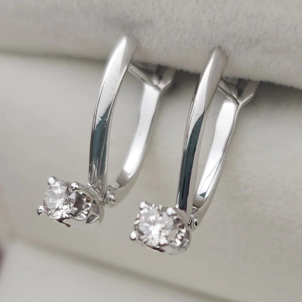 Серьги Deimantas 107995293 1,99гр 0,3ct. купить,NaN