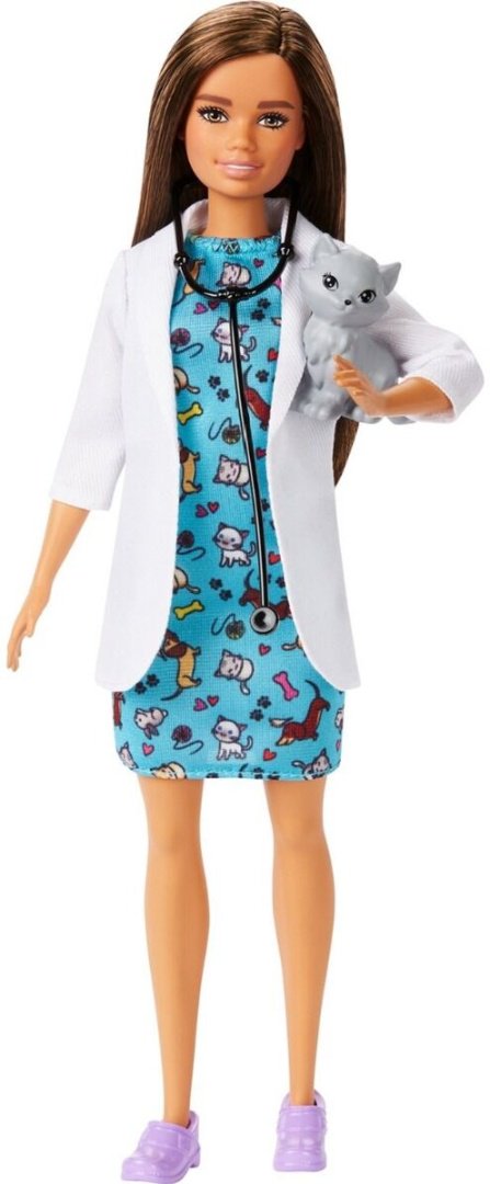 Кукла Barbie I Can Be Карьера - Барби Ветеринар GJL630 29 см купить,NaN