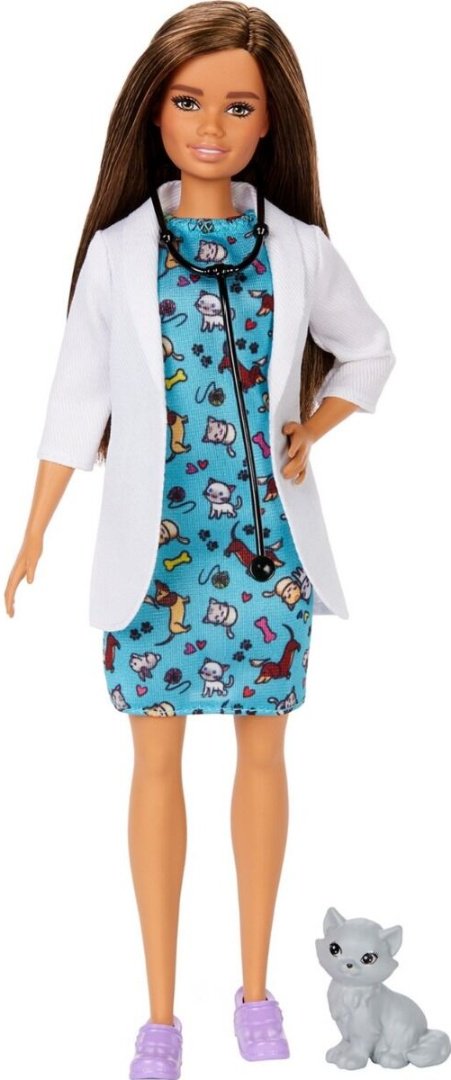 Кукла Barbie I Can Be Карьера - Барби Ветеринар GJL630 29 см купить,NaN