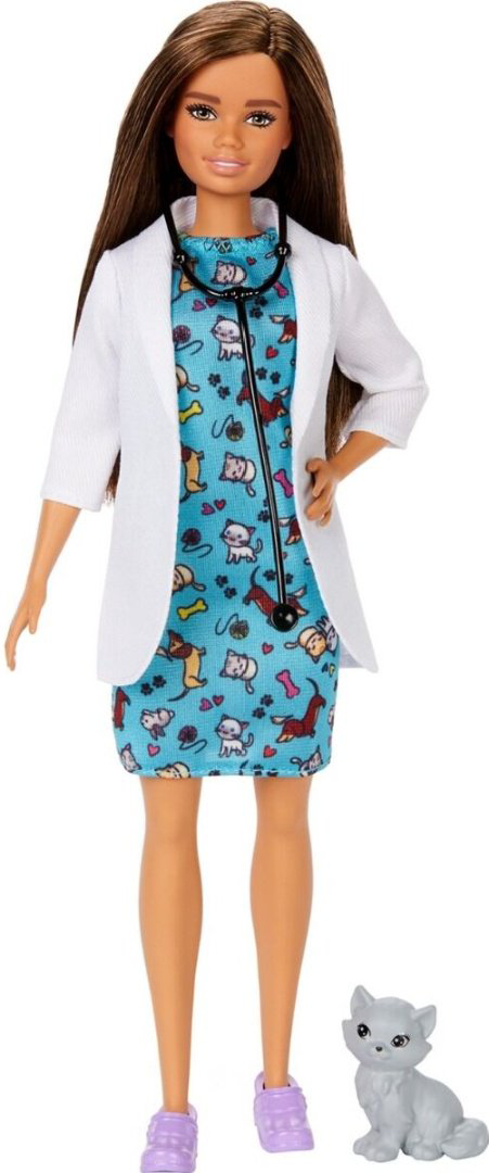 Кукла Barbie I Can Be Карьера - Барби Ветеринар GJL630 29 см купить,NaN