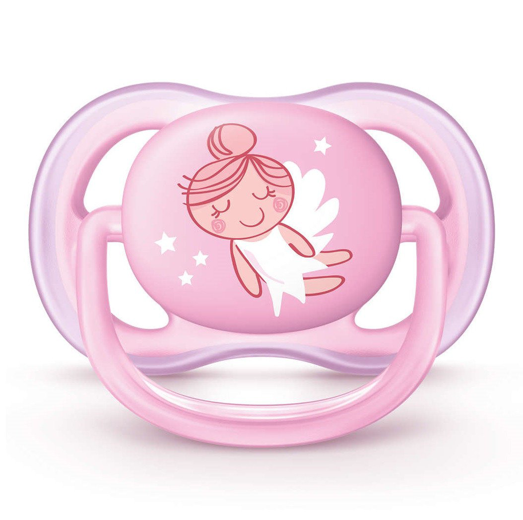 Пустышка Avent Ultra Air SCF545/10 розовая купить,NaN