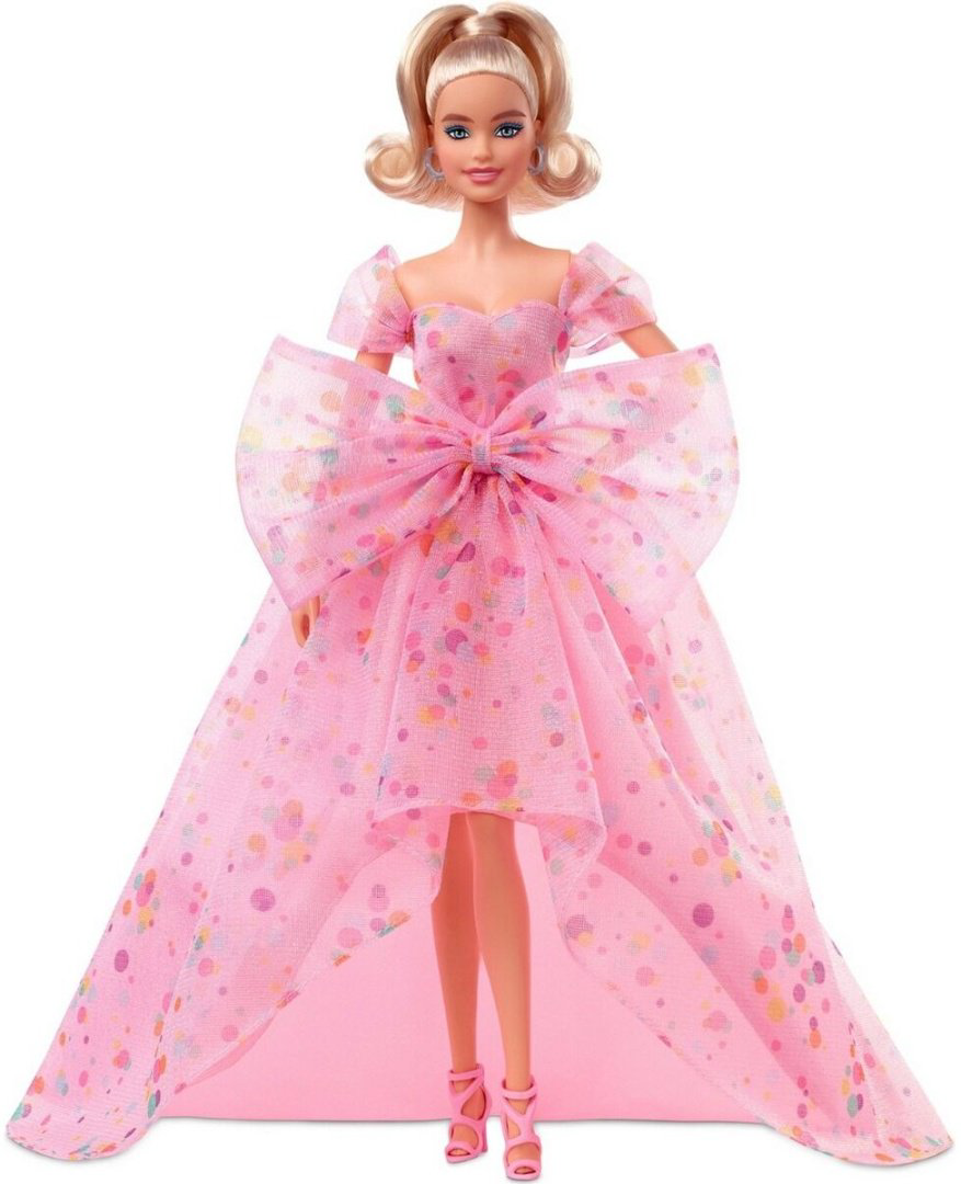 Кукла Barbie Signature коллекционная Пожелания на День рождения HCB890 29 см купить,NaN