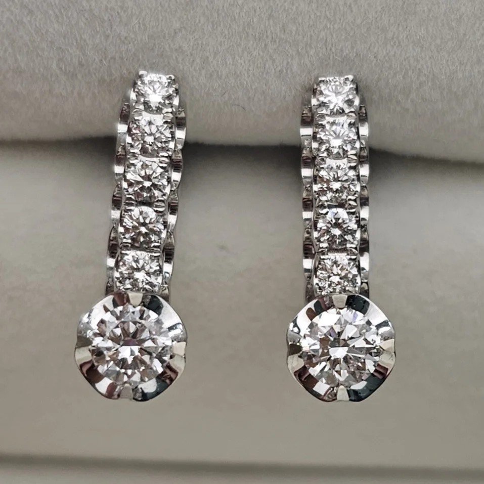 Серьги Deimantas 107995259 4,06гр 1,17ct. купить,NaN