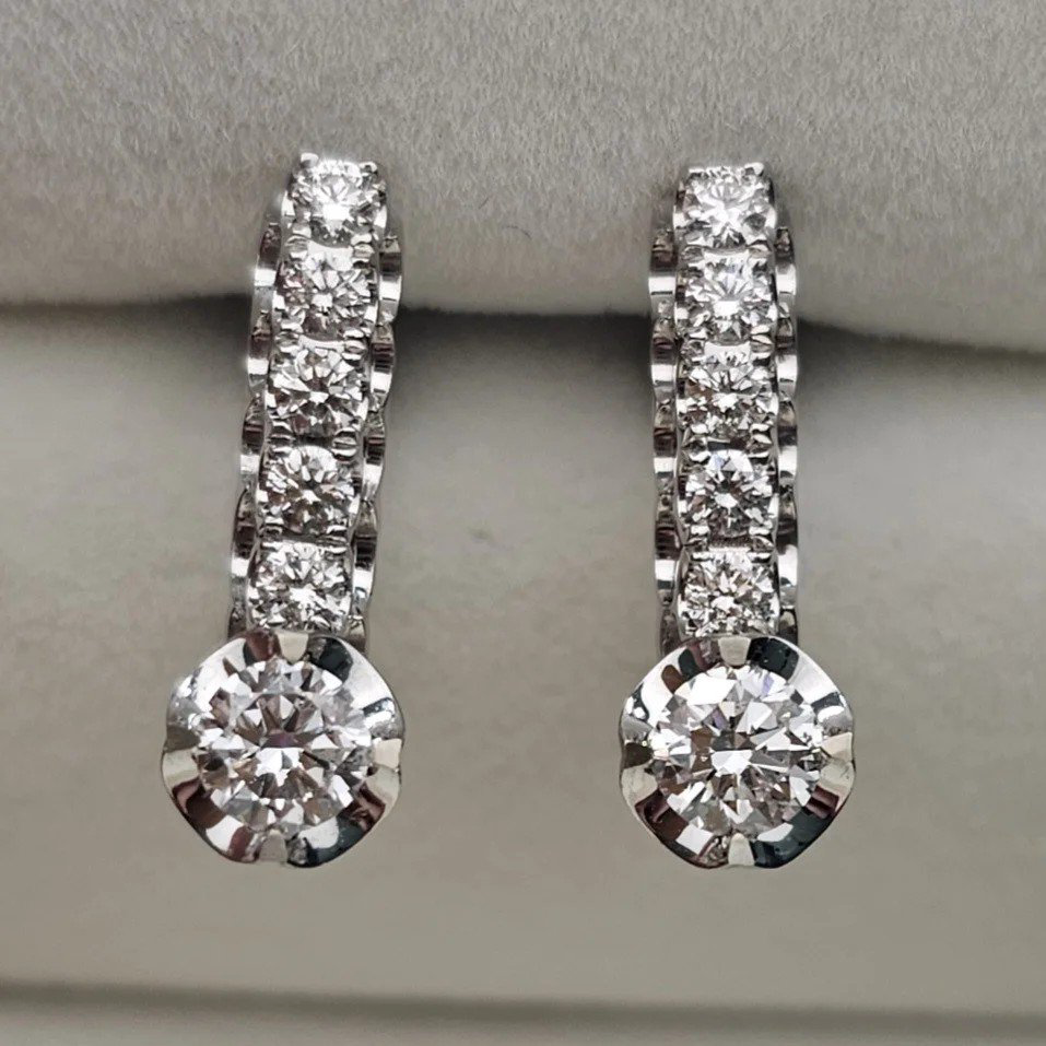 Серьги Deimantas 107995259 4,06гр 1,17ct. купить,NaN