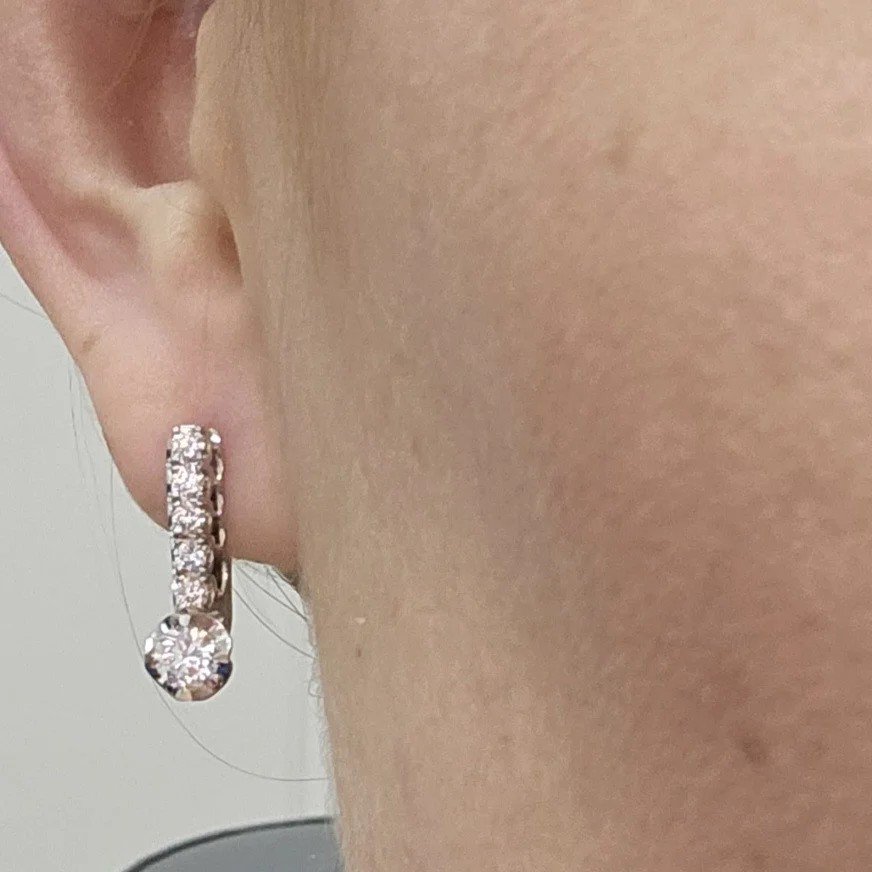 Серьги Deimantas 107995259 4,06гр 1,17ct. купить,NaN