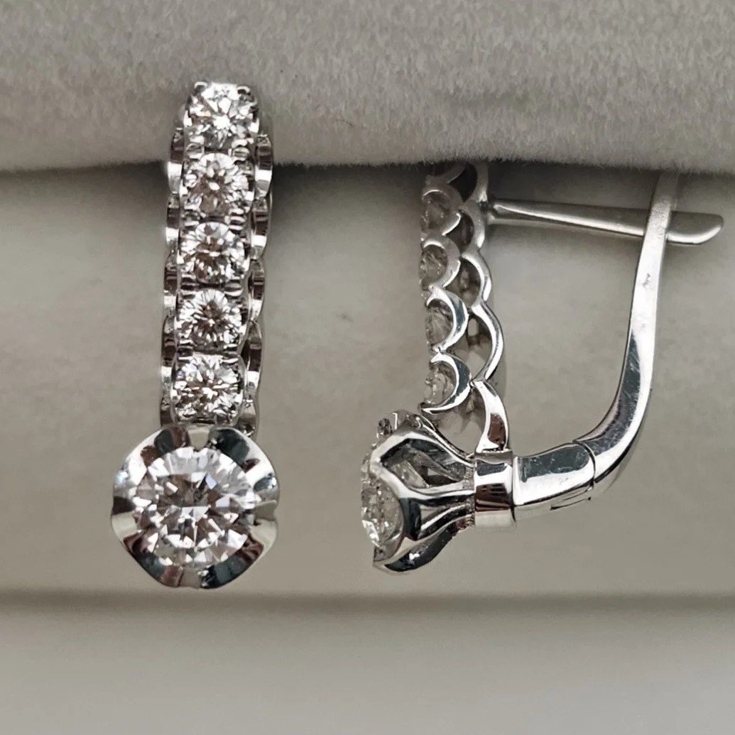 Серьги Deimantas 107995259 4,06гр 1,17ct. купить,NaN