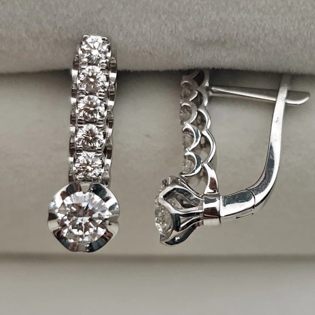 Серьги Deimantas 107995259 4,06гр 1,17ct. купить,NaN