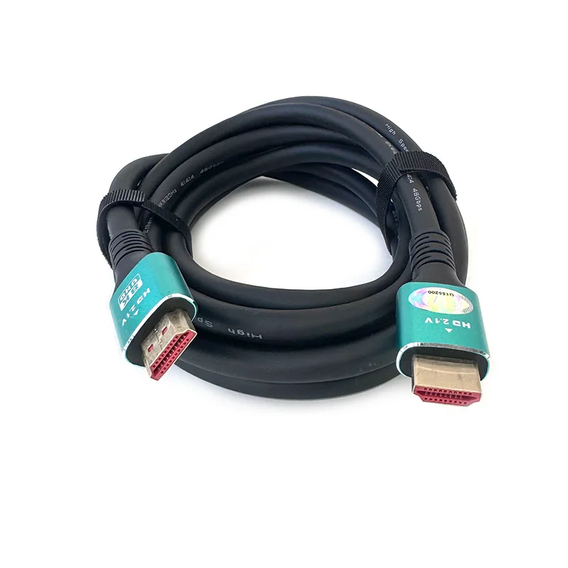Кабель ViTi HDMI 1.5м 2.1 Black Green