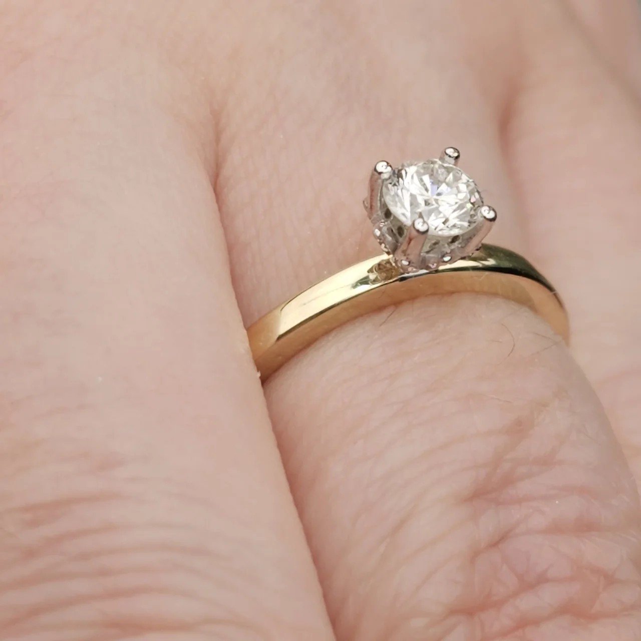 Кольцо Deimantas 107986743 16,5р 2,62гр 0,39ct. купить,NaN