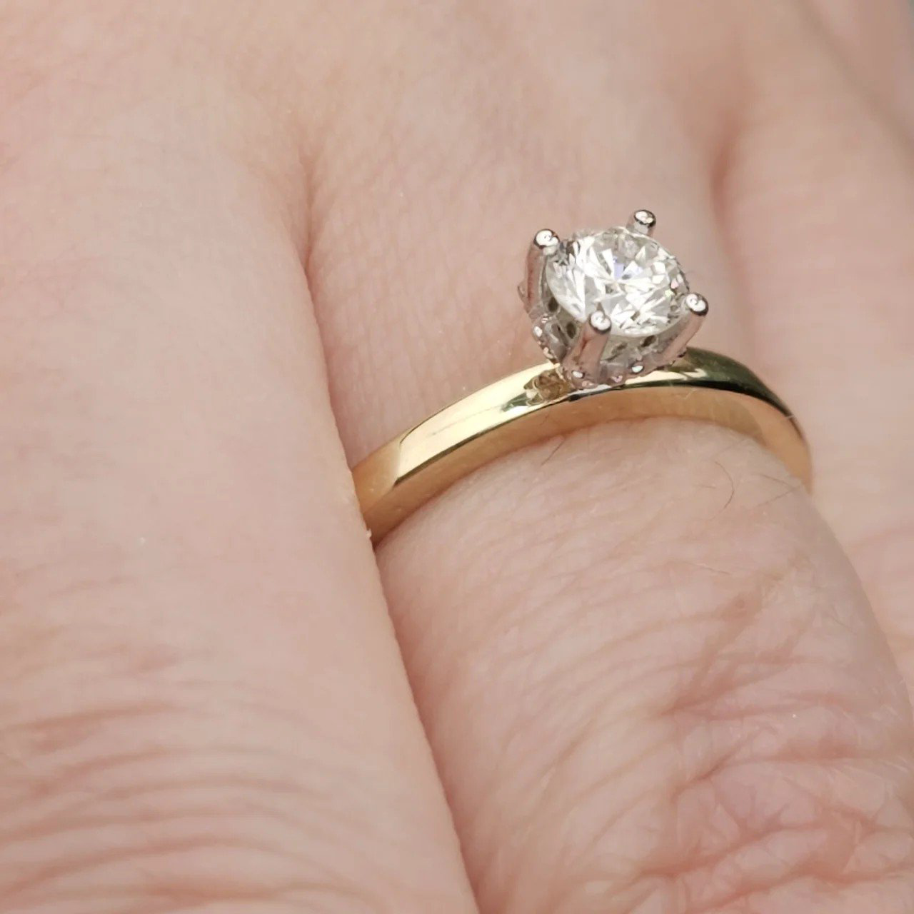 Кольцо Deimantas 107986743 16,5р 2,62гр 0,39ct. купить,NaN