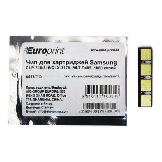 Чип Europrint Samsung MLT-D409M пурпурный купить,NaN