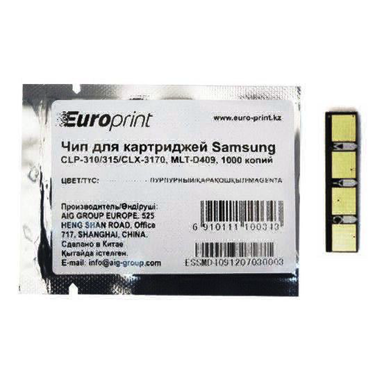 Чип Europrint Samsung MLT-D409M пурпурный купить,NaN