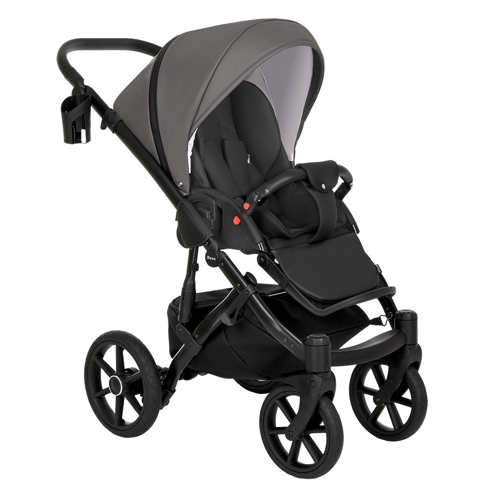 Коляска 2в1 Pituso Moon Кожа Grey купить,NaN