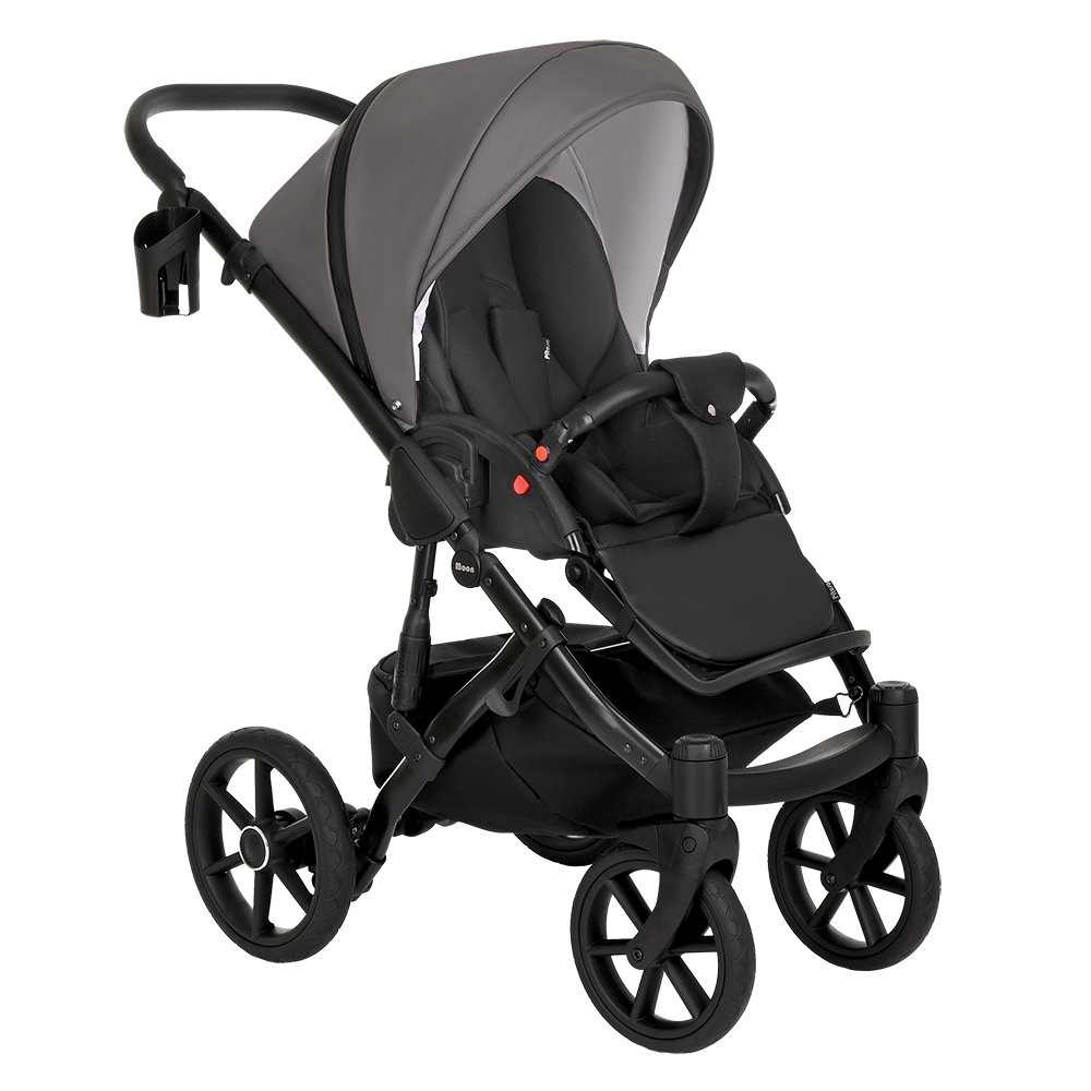 Коляска 2в1 Pituso Moon Кожа Grey купить,NaN