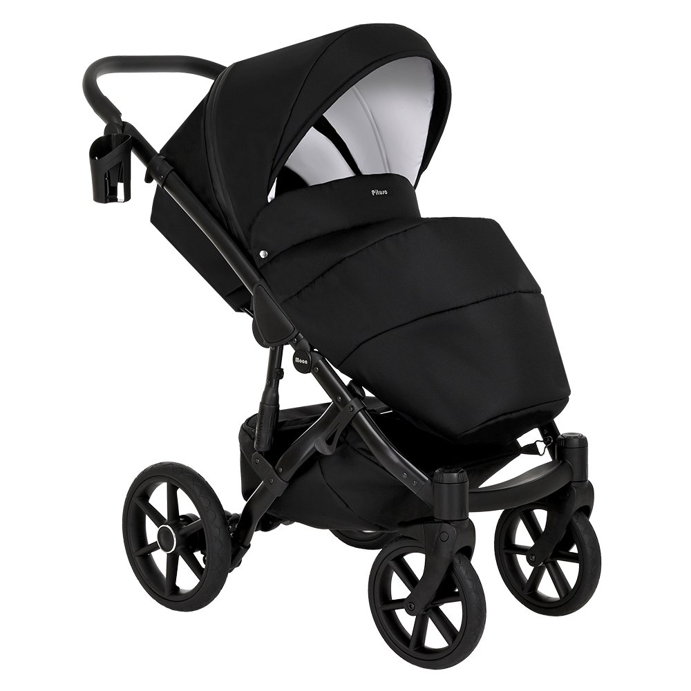 Коляска 2в1 Pituso Moon Black купить,NaN