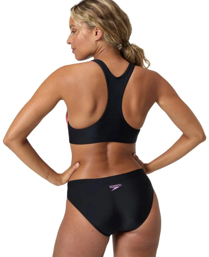 Купальник раздельный Speedo черный, фиолетовый купить,24900
