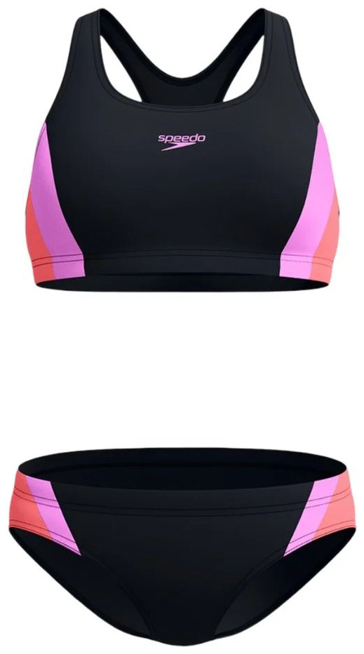 Купальник раздельный Speedo черный, фиолетовый купить,NaN