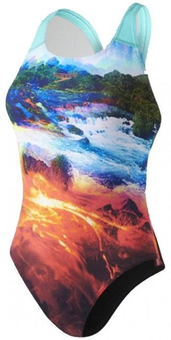 Купальник слитный Speedo мультиколор купить,NaN