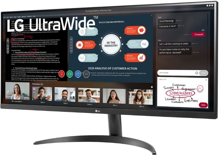 Монитор LG 34WP500-B 34" черный - ForteMarket Монитор LG 34WP500-B 34" черный купить,0