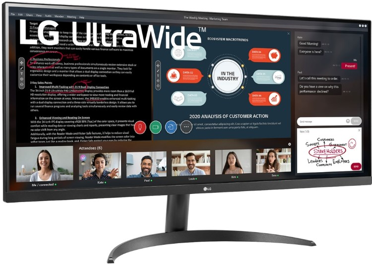 Монитор LG 34WP500-B 34" черный - ForteMarket Монитор LG 34WP500-B 34" черный купить,0