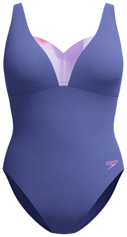Купальник слитный Speedo сиреневый купить,NaN