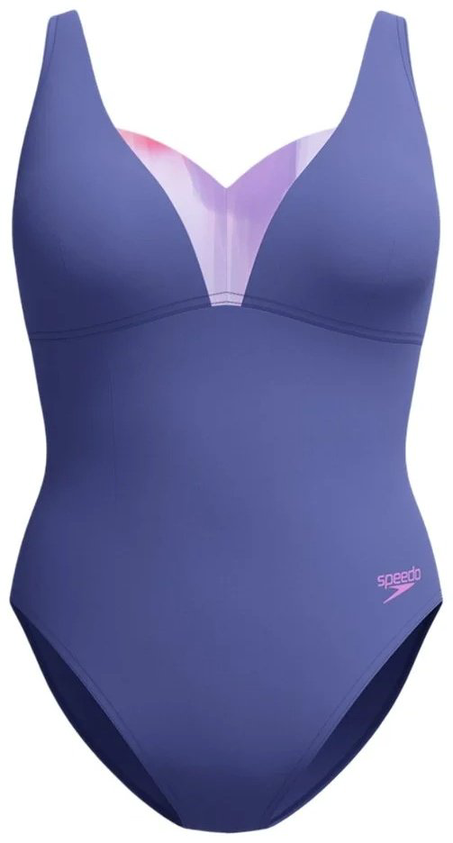 Купальник слитный Speedo сиреневый купить,NaN