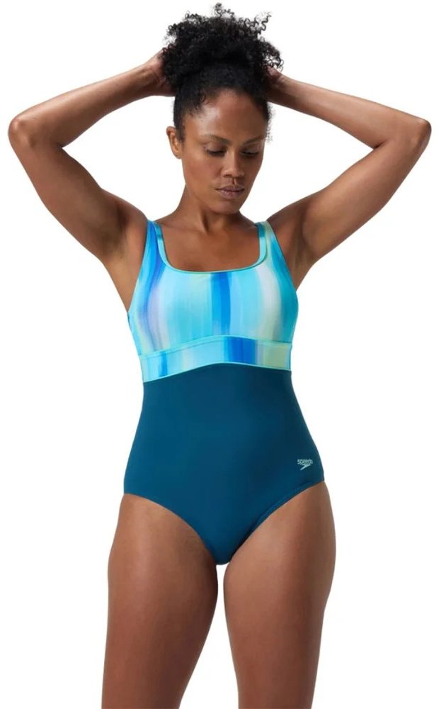 Купальник слитный Speedo бирюзовый