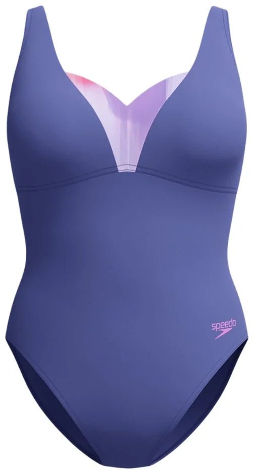 Купальник слитный Speedo сиреневый