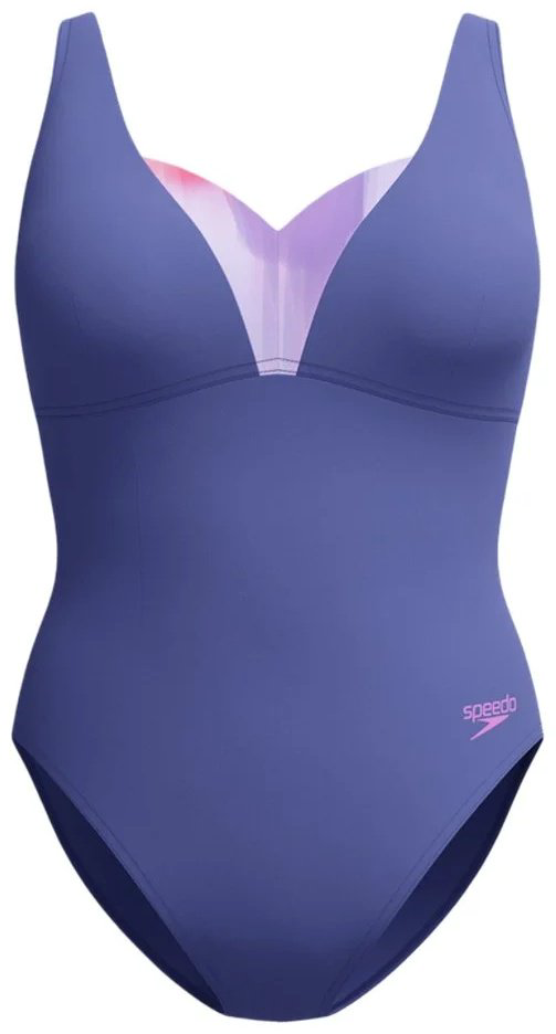 Купальник слитный Speedo сиреневый купить,38900
