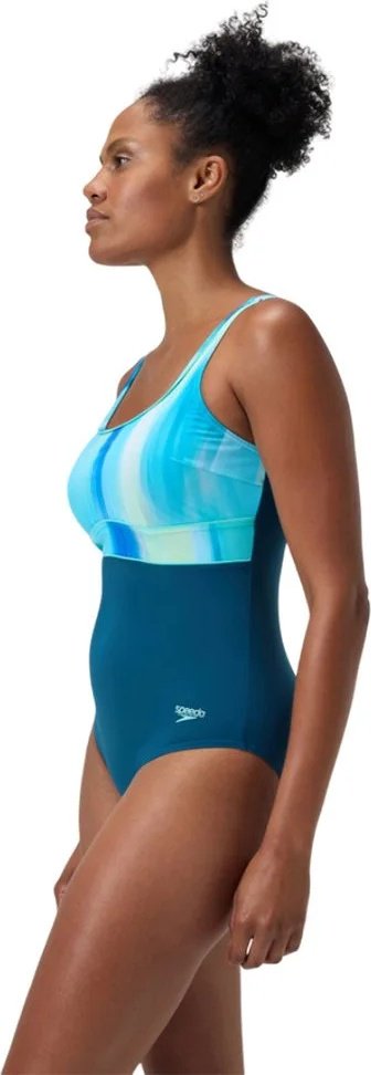 Купальник слитный Speedo бирюзовый