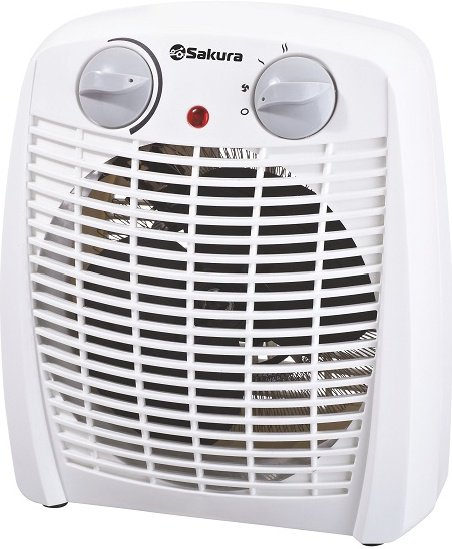 Тепловентилятор Sakura SA-0507 белый купить,NaN