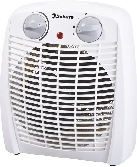 Тепловентилятор Sakura SA-0507 белый купить,NaN