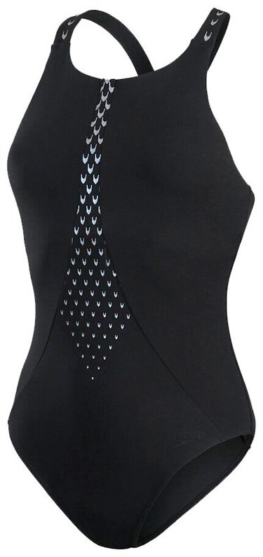 Купальник слитный Speedo черный купить,NaN
