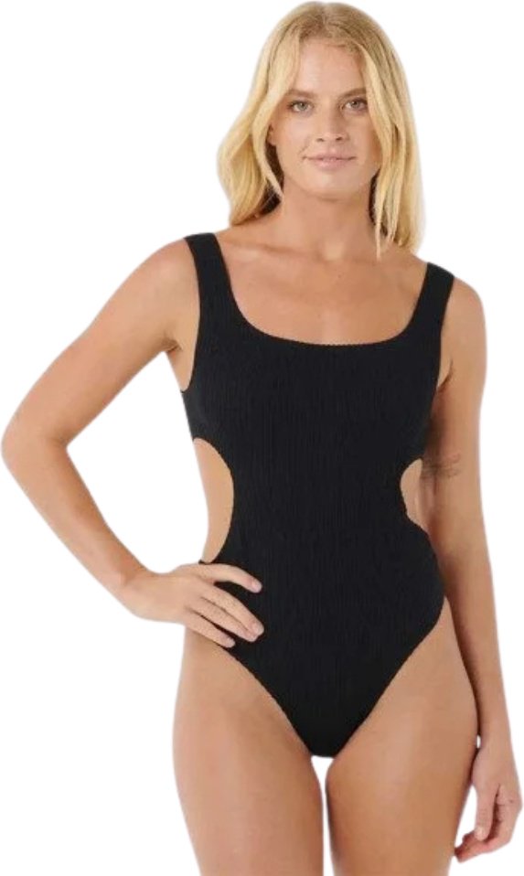 Купальник слитный Rip Curl черный купить,34900