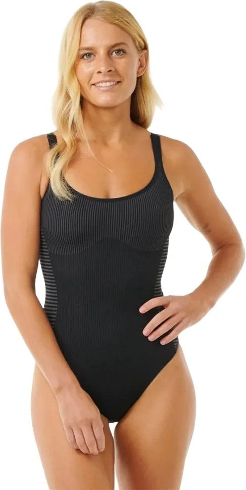 Купальник слитный Rip Curl черный купить,39900