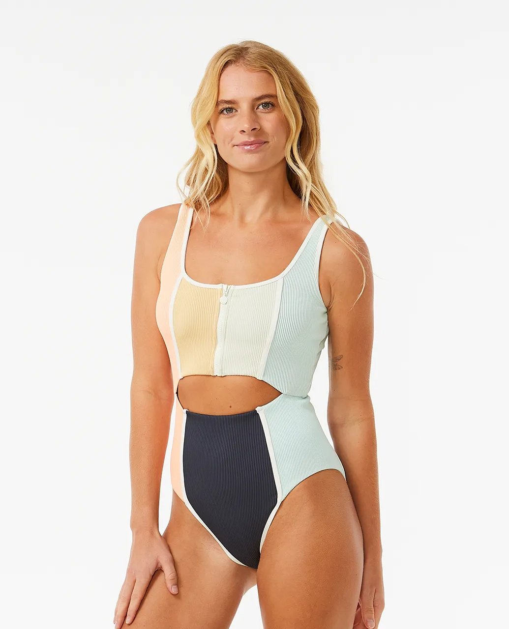Купальник слитный Rip Curl мультиколор купить,NaN