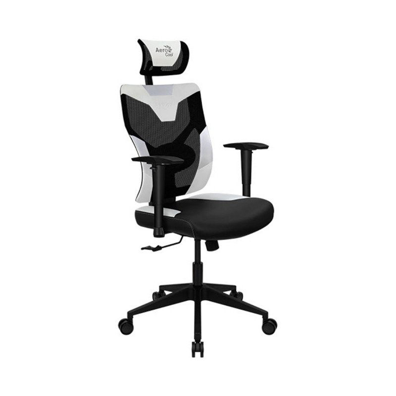 Игровое кресло Aerocool Guardian-Azure черно-белое купить,NaN